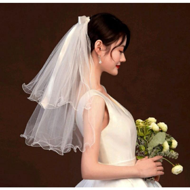 Top 9 cách kết hợp voan đội đầu với các kiểu tóc cưới cho cô dâu