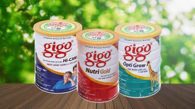Sữa bột Gigo có những loại nào và phù hợp cho bé ở độ tuổi nào?