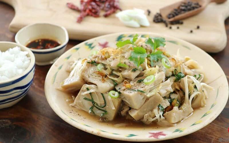 Mít non hầm đậu phộng – món chay thanh đạm, dễ làm, đậm đà hương vị quê nhà