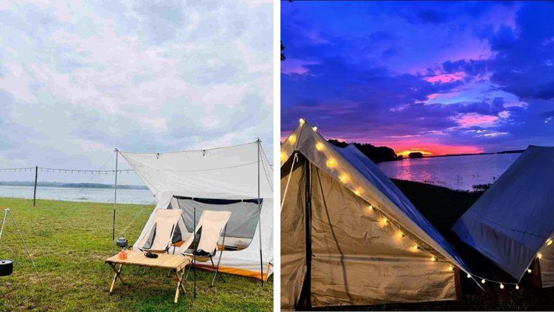 Khám phá 7 bãi cắm trại tại hồ Trị An cực kỳ thu hút và được nhiều người yêu thích