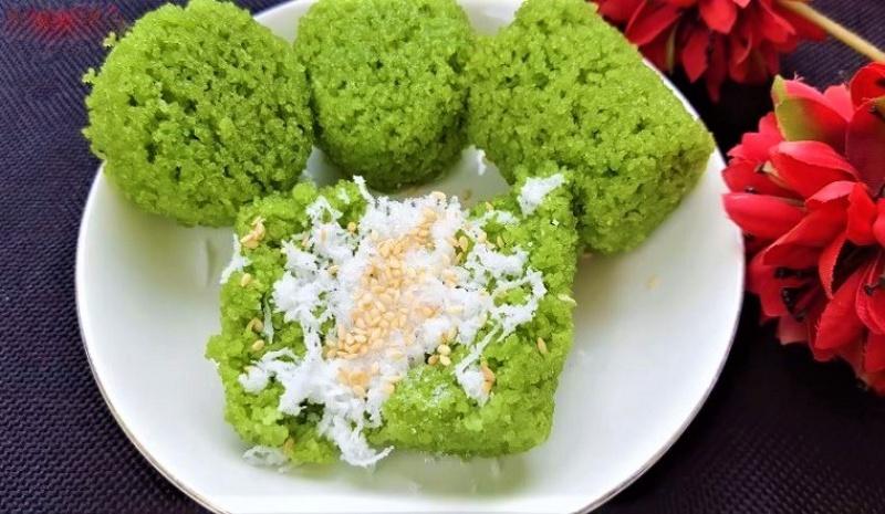 Cách làm bánh lá dứa hấp mềm thơm, béo ngậy hấp dẫn