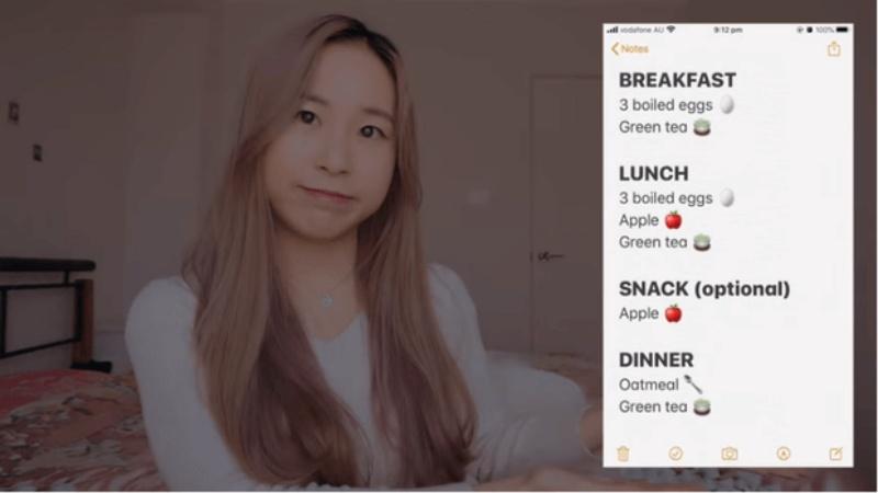 Thực đơn giúp giảm 1.6kg chỉ sau 3 ngày với trứng của cô nàng vlogger Hàn Quốc