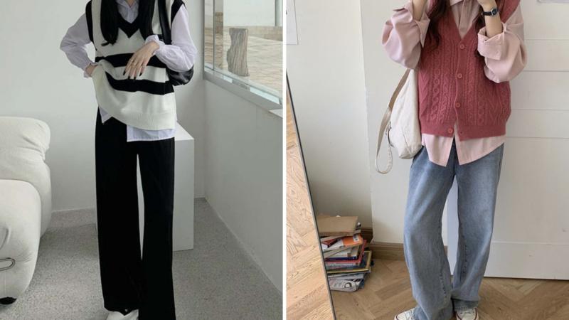 7 cách phối đồ ấn tượng với quần ống rộng
