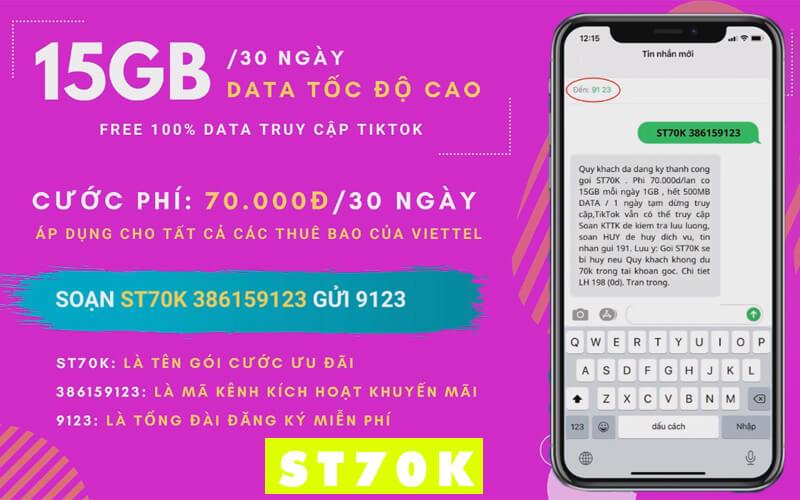 Hướng dẫn nhận data 4G Viettel miễn phí để xem TikTok