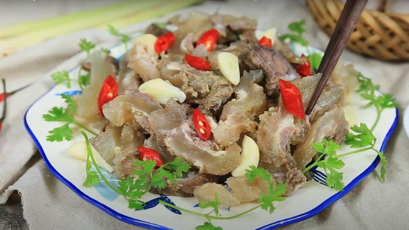 Công thức gân bò ngâm giấm đậm đà, đánh thức mọi giác quan vị giác