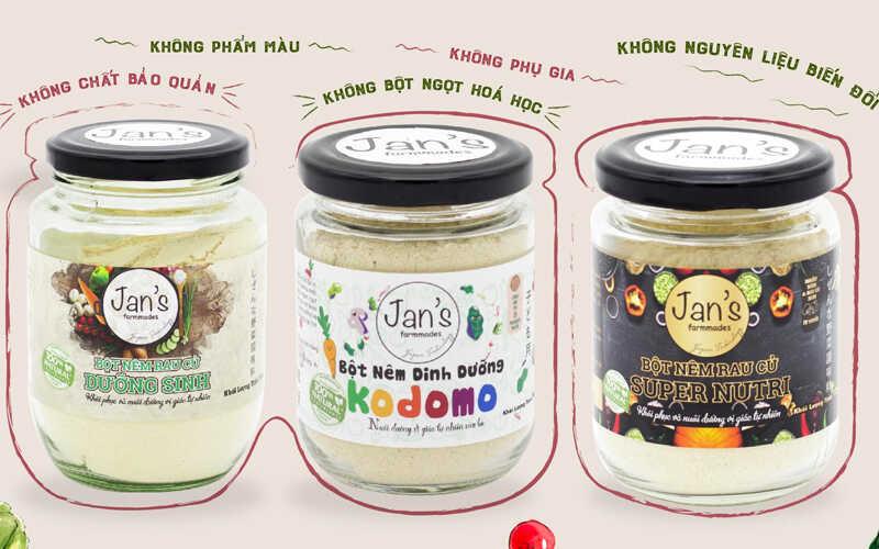 Các loại hạt nêm Jan’s nào phù hợp nhất cho bé trong giai đoạn ăn dặm?