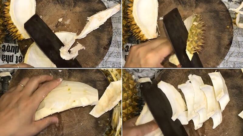 Thưởng thức món vỏ sầu riêng chiên giòn độc đáo, giòn rụm và thơm bùi khiến ai ăn cũng mê mẩn