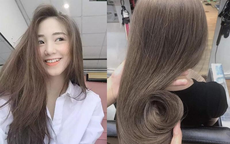 10 kiểu tóc màu nâu khói trẻ trung, phù hợp với mọi tông da