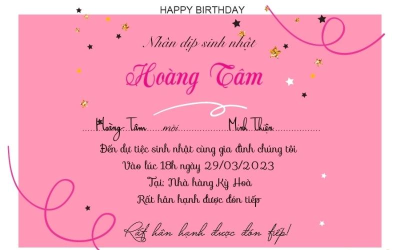 Top 10+ mẫu thiệp mời sinh nhật dành cho người lớn thanh lịch và ấn tượng