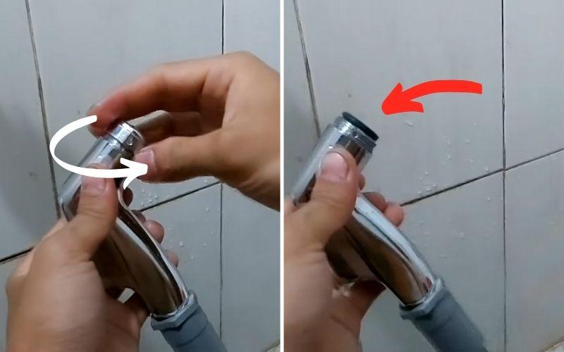 Tăng áp lực vòi xịt toilet dễ dàng chỉ với một cuộn băng keo – mẹo nhỏ, hiệu quả lớn