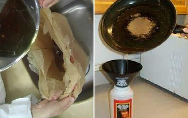 Khám phá 5 cách đơn giản để xử lý dầu ăn thừa mà không gây tắc nghẽn cống