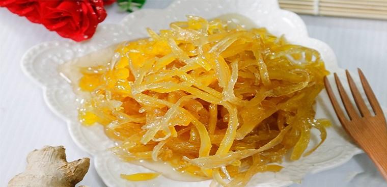 Khám phá cách chế biến mứt gừng dẻo sợi với hương thơm trong veo, vị ngọt ngào hòa quyện cùng chút cay nồng, mang đến món ăn vừa đẹp mắt lại hấp dẫn khó cưỡng.
