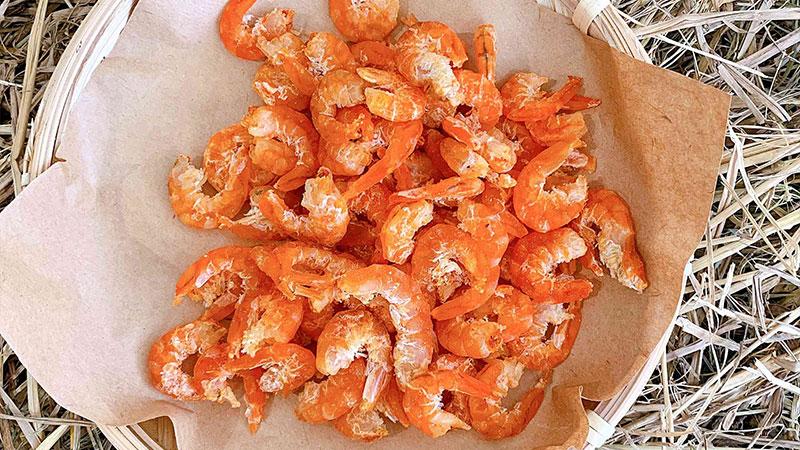 Tự làm tôm khô bằng nồi chiên không dầu siêu dễ tại nhà