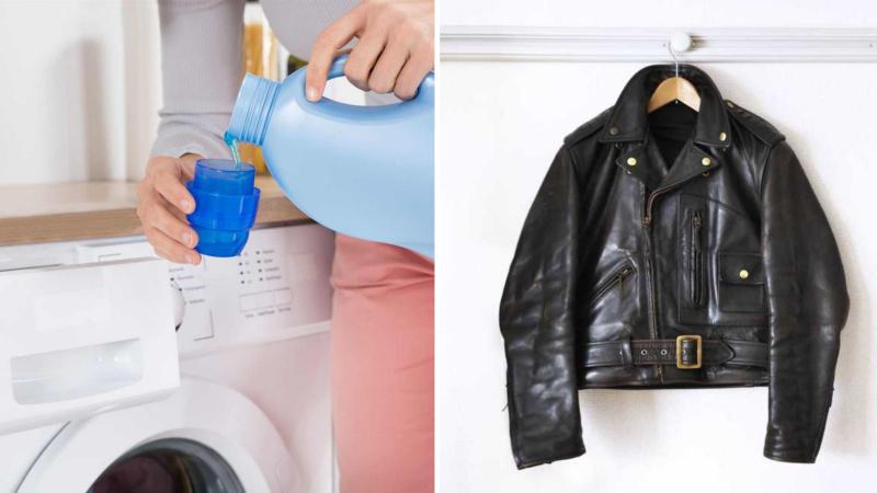 Bí quyết giặt áo da bằng máy giặt mà không lo bong tróc