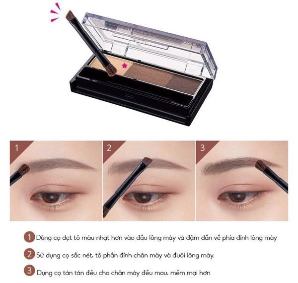 Top 5 loại bột kẻ chân mày được yêu thích nhất hiện nay