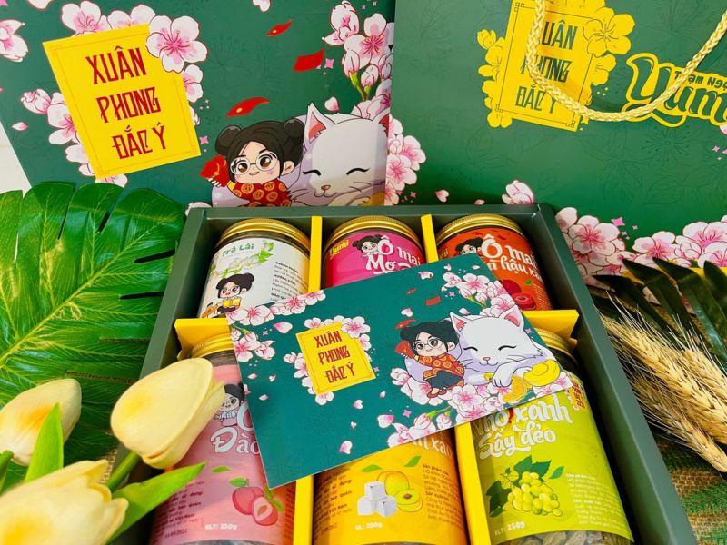 Top 10 hộp quà Tết Quý Mão đẹp, đầy đặn, với mức giá dưới 1 triệu đồng