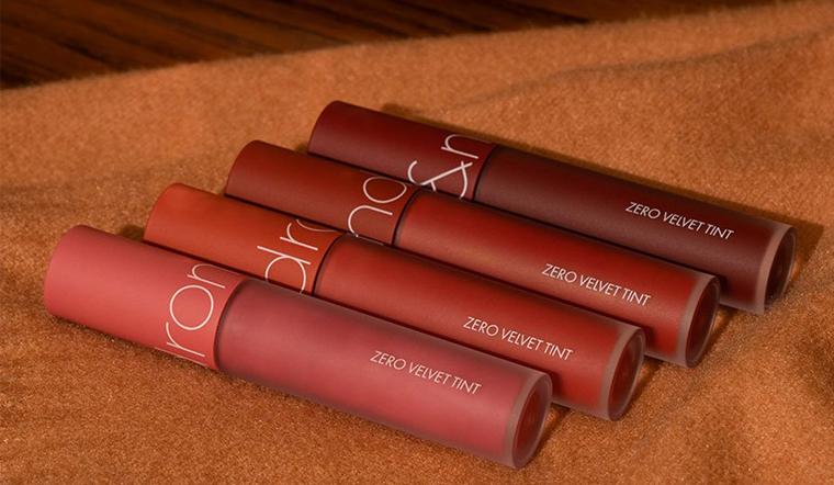 Khám phá những sắc son hot nhất trong bộ sưu tập Romand Zero Velvet Tint
