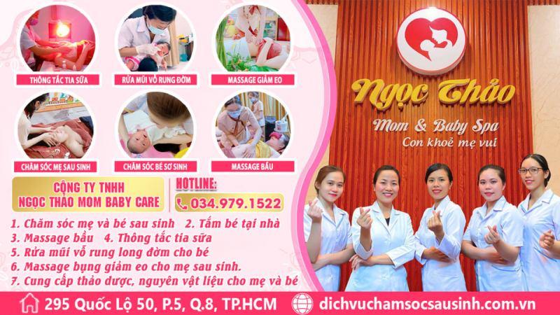 Top 3 dịch vụ chăm sóc mẹ và bé sau sinh đáng tin cậy và chuyên nghiệp nhất tại Quận 8, TP.HCM