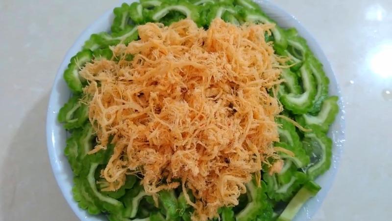 Khổ qua chà bông thanh mát, món ăn tuyệt vời cho ngày hè