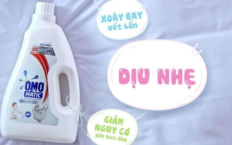 Các loại nước giặt Omo tốt nhất cho máy giặt cửa trên