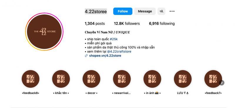 Khám phá 6 cửa hàng bán ví nam chất lượng trên Instagram