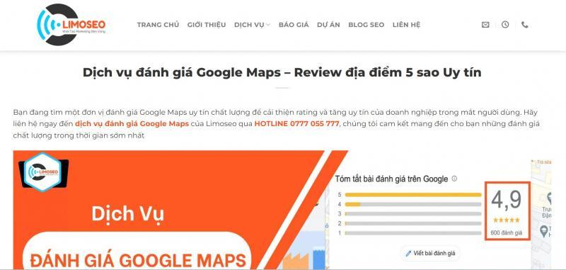 Top 7 dịch vụ đánh giá Google Maps hàng đầu