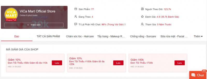 Top 8 cửa hàng bán kem chống nắng chất lượng, đáng tin cậy trên Shopee