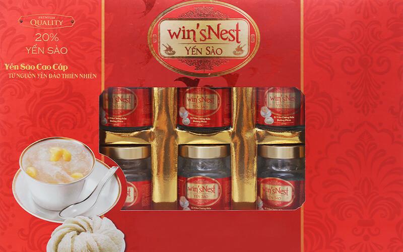 Nước Yến sào cao cấp Win'sNest, được chiết xuất từ tổ yến tự nhiên, cung cấp nguồn dinh dưỡng dồi dào cho sức khỏe.