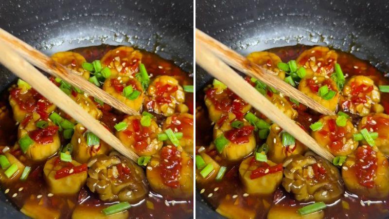 Cách kho nấm đùi gà với ớt tỏi đậm đà, cay nồng – món ngon đưa cơm không thể bỏ lỡ
