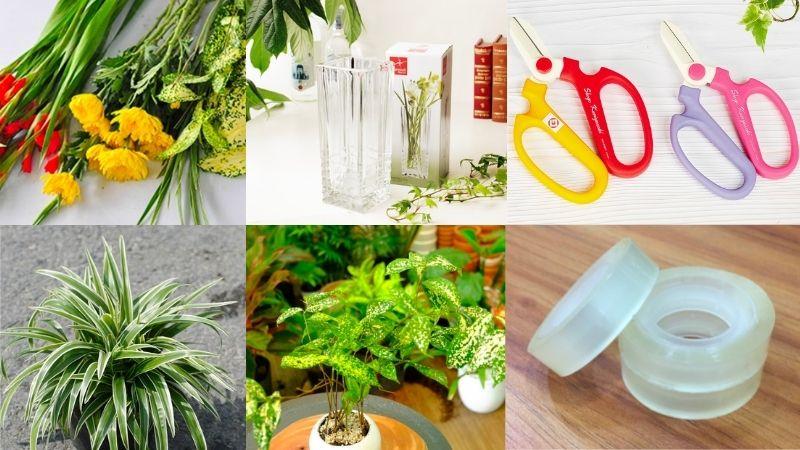 Cách cắm hoa huệ đỏ tạo nên không gian thanh tịnh và trang nghiêm cho bàn thờ