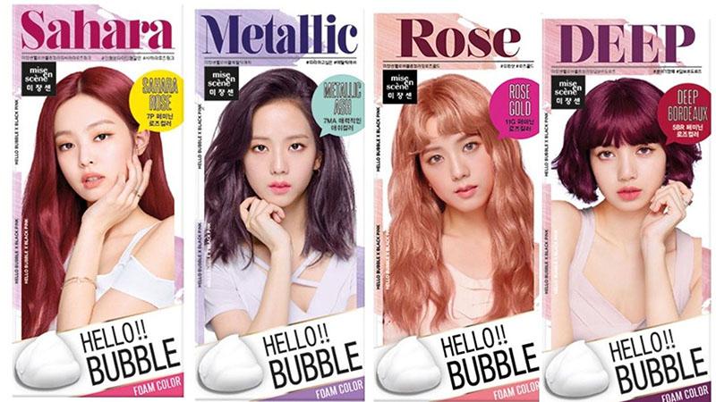 Bảng màu thuốc nhuộm tóc bọt Mise En Scene Hello Bubble Foam Color đa dạng và cập nhật toàn diện nhất năm 2021.