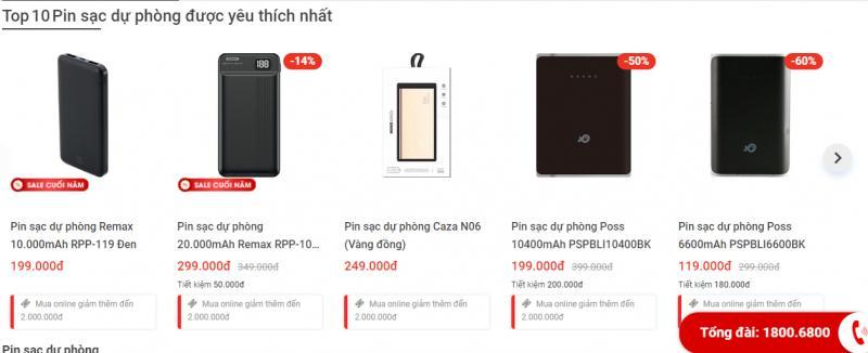 Top 5 Địa chỉ bán sạc dự phòng chất lượng và uy tín tại Khánh Hòa