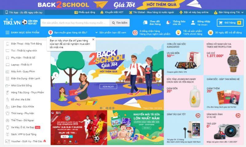 Top 15 Trang web mua sắm online chất lượng, giao hàng nhanh chóng nhất tại Việt Nam
