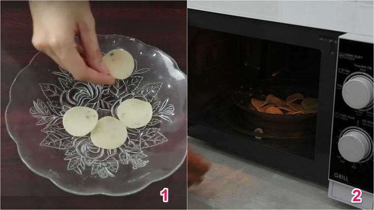 Mẹo chiên bánh phồng tôm không dầu bằng lò vi sóng đơn giản
