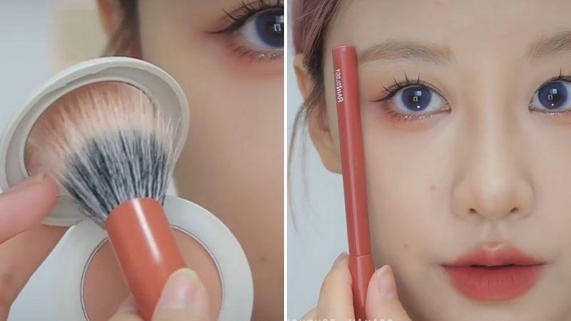 Chị em đang háo hức chia sẻ 3 cách đánh má hồng tự nhiên, xinh xắn giúp gương mặt thêm phần tươi sáng.