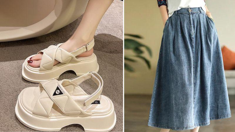 Khám phá 15 cách phối đồ với sandal nữ để tạo nên vẻ ngoài năng động, tự do cho mùa hè.