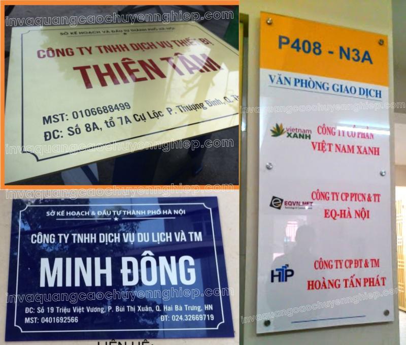 Top 8 địa chỉ sản xuất bảng biển Mica đẹp và giá rẻ tại TP.HCM
