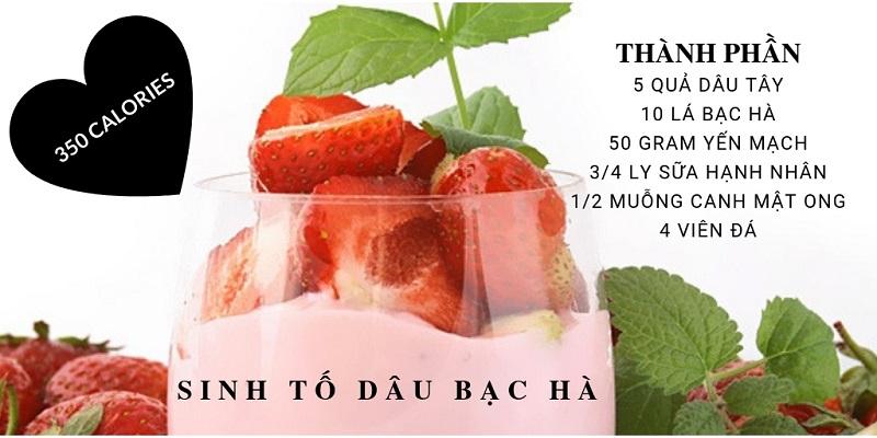 Giảm cân hiệu quả trong 1 tuần với các loại sinh tố tự nhiên này