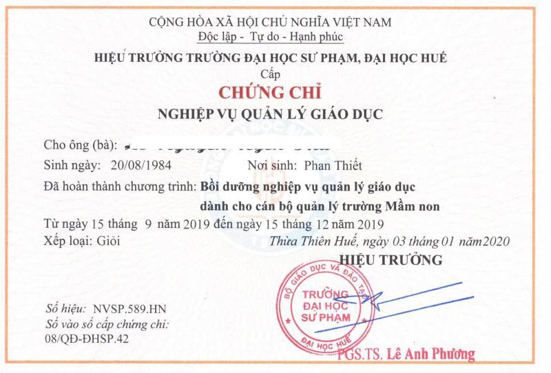 Top 3 địa chỉ đào tạo chứng chỉ quản lý giáo dục mầm non uy tín tại Cần Thơ