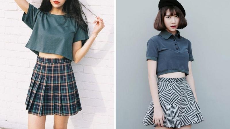 10 phong cách phối đồ cùng áo croptop tay ngắn giúp cô nàng cá tính tỏa sáng