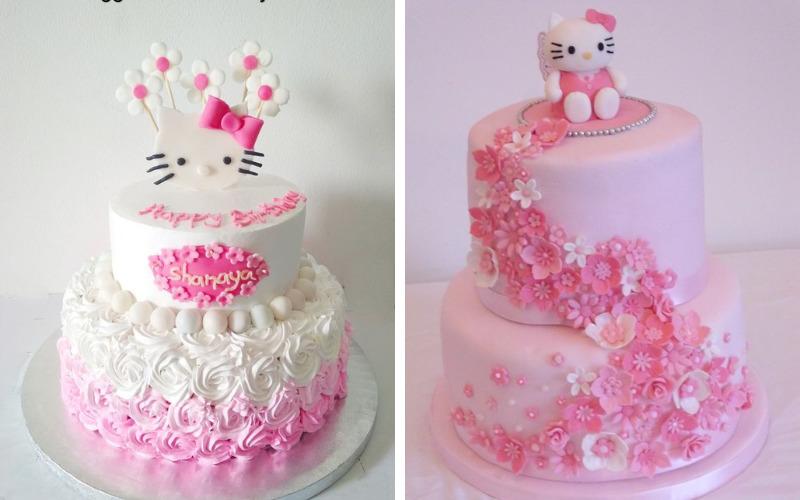 Khám phá hơn 20 mẫu bánh sinh nhật Hello Kitty màu hồng ngọt ngào và dễ thương, mang lại không gian bữa tiệc đầy sắc màu cho bé yêu.