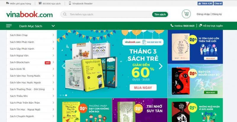 Top 10 Website Mua Sách Online Uy Tín Tại Việt Nam