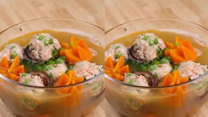 Cách chế biến canh nấm đông cô nhồi tôm thanh mát, bổ dưỡng cho cả gia đình