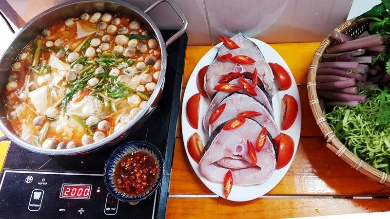 Hướng dẫn cách nấu lẩu cá bớp măng chua cay thơm ngon, đầy mê hoặc