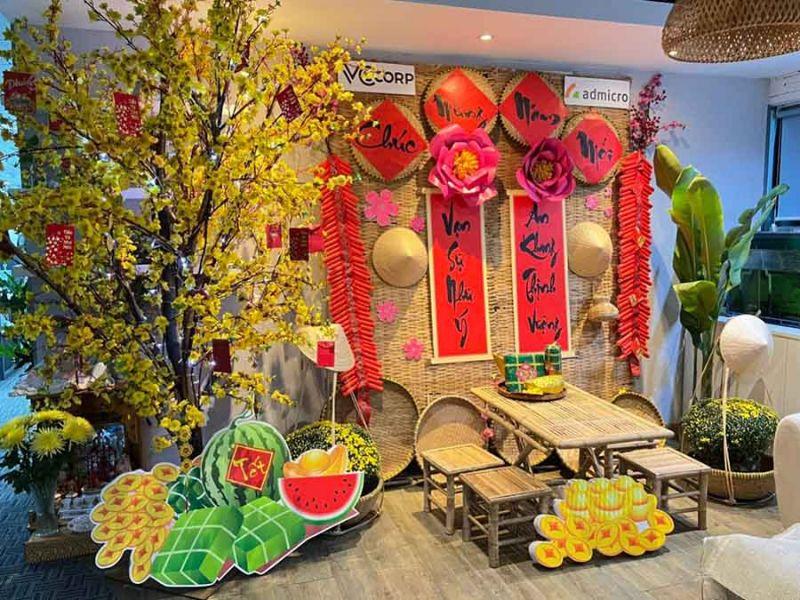 Top 5 dịch vụ trang trí Tết đẹp nhất tại Hà Nội