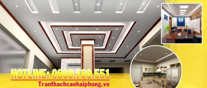 Top 7 Đơn vị thi công trần thạch cao chất lượng hàng đầu tại Hải Phòng