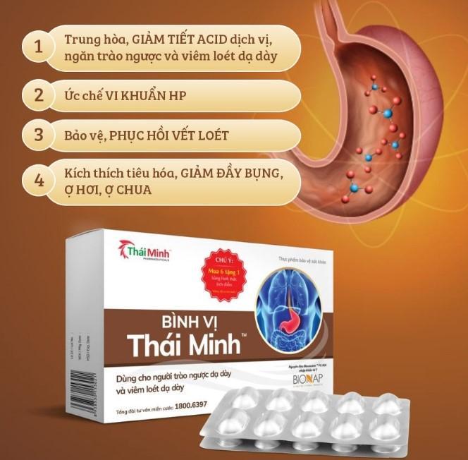 Top 10 Sản phẩm hỗ trợ điều trị đau dạ dày hiệu quả
