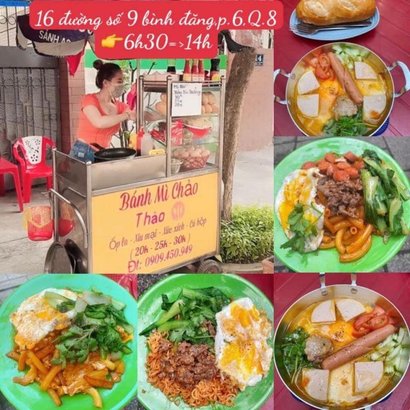Top 3 quán bánh mì chảo ngon nhất Quận 8, TP.HCM