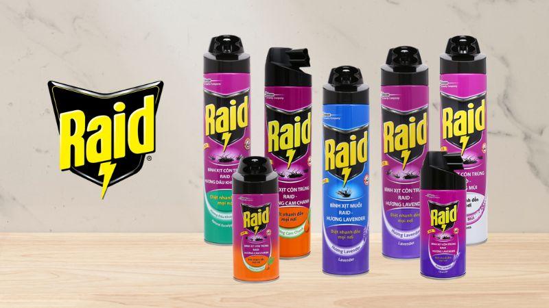 Các loại bình xịt Raid: Tính năng và lợi ích đáng chú ý