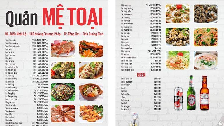 Top 12 Quán nhậu ngon nhất tại Đồng Hới khiến thực khách mê mẩn